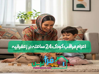 اعزام مراقب کودک 24 ساعته در زعفرانیه